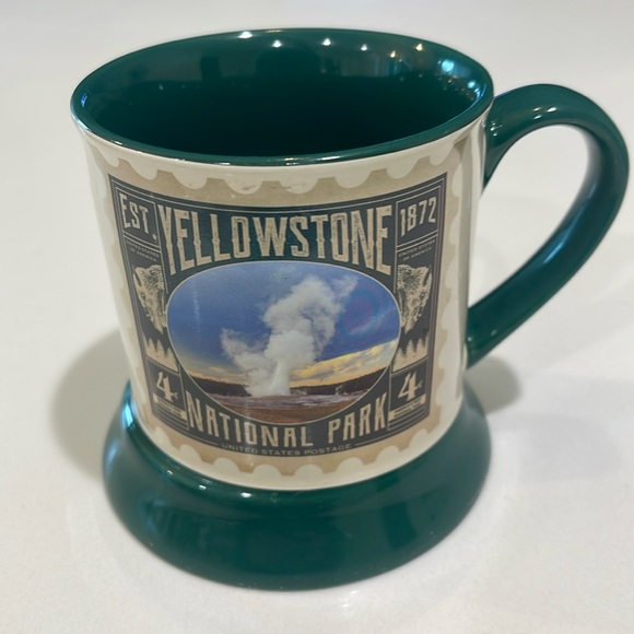 YELLOWSTONE National Park-Ceramic Mug. EUC & Very Sturdy Design With Wide Base. - Picture 7 of 9